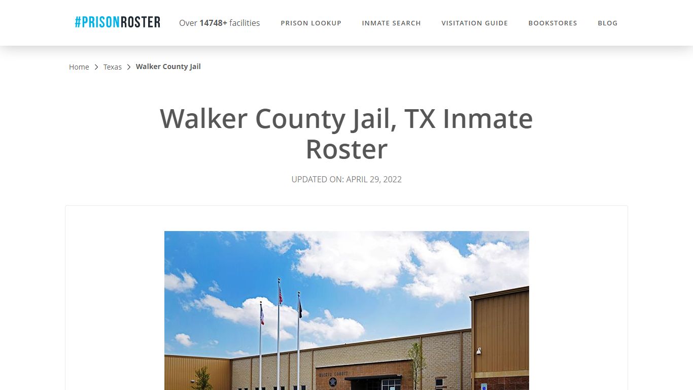 Walker County Jail, TX Inmate Roster